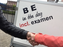 In 1x geslaagd voor BE!